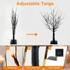 Party Decoration 60cm 36 LED Halloween Birches Tree With Timer Orange Lights Batteridriven bordsskiva f￶r inomhushem 220915