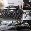 Set biancheria da letto LOVINSUNSHINE Set copripiumino Letto copriletto nero CV01 #