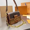 حقائب اليد الفاخرة مصمم حقائب للنساء M44391 سلسلة حقيبة الكتف خمر أزياء Crossbody Messsenger Handbag