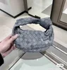Designer -Tasche Handtaschen DMW Modetaschen Käufergeschäft graue Wildleder -Jodie -Handtasche Tasche