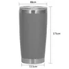 20oz Car Mug Stainless Steel Spray Paint Tumbler Outdoor Portable Coffee Cup Skinny Water Tumblers for party