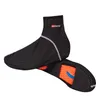 Miloto Couvre-Chaussures de Cyclisme imperméables d'hiver Couvre-Chaussures de vélo réfléchissant Coupe-Vent VTT Route Polaire Chaud Protecteur de Verrouillage de vélo