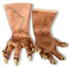 Décoration de fête effrayant Halloween gants gants en Latex doux Cosplay maison hantée horreur mains accessoires en Latex 220915