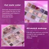 Lidschatten Hudamoji Lidschatten-Palette Extreme Rose Quartz 18 Farben Matte Flash INS Einfach zu Make-up Kosmetik Maquillaje TSLM1