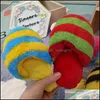 Dog Toys Tuggar husdjur Dog Squeak Plush Toys Slipper Shaped Sound Chew Spela Toy For Cats Puppy Teeth Cleaning Funny Squeaker Products Dr Dhcwz