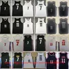 2022-23 New Basketball 7 Kevin 11 Kyrie Durant Irving Jersey Stitched Home away Black White New City Blue Grey Jerseys