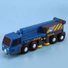 Diecast Model Arabalar Çok Fonksiyonlu Tren Seti Aksesuarlar Mini Crane Truck Vheicles Çocuk Oyuncak Ahşap Tracks Demiryolu 0915