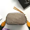 Crossbody Çanta Vintage Messenger Çanta Kadın Çanta Kamera Tarzı Çanta Lüks Bej Kanvas Çanta Deri Debriyaj Moda Çapraz Vücut Omuz Çantası 476466