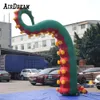 Bouncer gigante personalizzato gonfiabile polpo tentacolo gambe gambe modelline per l'evento edificio tetto da tetto per feste acquarium decorazione di Halloween