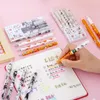 Kawaii Cartoon Cow Tiger Black Ink Gel Pen Tip 0,5 мм офис детские канцелярские канцелярские товары Supply Supply Pallpoint