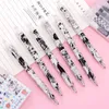 Kawaii Cartoon Cow Tiger Black Ink Gel Pen Tip 0,5 мм офис детские канцелярские канцелярские товары Supply Supply Pallpoint