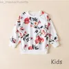 Família combinando roupas de outono Família Floral Hoodies Mãe e filha filho combinando roupas Mama Kids Girl Clothing New Mother e filha Roupas L220916