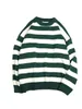 Women's Sweaters Autumn Winter Knitted Striped Sweater Women Casual Oversized Pullovers Sweaters Loose Warm Jumper Streetwear Teen Knitwear 220916