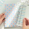 Gift Wrap 48pcs/Set Budget Envelope A6 Binderbladen voor Cash System Accounting Supplies met labelstickers