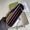 Diseñador Bolsas de cuerpo cruzado de lujo Cadena de mujeres Bolso de piel de ternero Pochette Mini Flap Handbag Boldet Boldet Boletería con caja 401231 Tamaño W20H13D6CM Regalo de Navidad