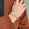 Fashion JewelryBracelets Natural Freshwater Pearl Bracelets Elegant Baroque Pearls Beaded Bracelet for Women Men Elastic Chain Fin3750410
