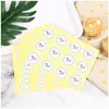 Gift Wrap 3.8cm Round Stickers Thank You Label Floral Plant Pattern Boxes Bags Seal Sticker Baking Packaging Supplies Home Decor