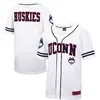 Baseball 2022 NCAA Custom UCONN HUSKIES Baseball Jersey 44 BEN HUBER 45 CURREN LARSON 46 ENZO STEFANONI 47 ERIK STOCK 48 LEO SOCCI 49