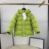 Baby-Designer-Kleidung Daunenmantel 2022 neue Kinderjacke Jungen und Mädchen lose lässige verdickte Kapuze weiße Eiderdaunen-Outwear Kinderkleidung