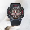 100 Fashion Quality Watch Relogio Hot 100 masculino imperméable GA GA Men's Wristwatch Sport Dual Display GMT Digital LED Reloj Hombre Army Military