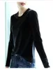 Women's Blouses Women Loose Velvet Shirts Vintage Solid Long Sleeves All Match Shirt Streetwear Female Basic -