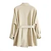 Women's Wool Autumn And Winter Woolen Overcoat Women X-Long Loos Double Sided Coat