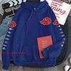 رجال الرجال للرجال من النوع الثقيل الساخن Akatsuki Cloud Hoodies الشتاء النساء هوديي سميكة الصوف الأكمام الطويلة من النوع الثني الهيب هوديي جيب رخيصة cosply الملابس G220916