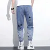 Pantaloni da uomo hip hop da uomo streetwear jogging uomini harajuku cargo abbigliamento casual pantaloni in vita elastico