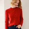 Dames truien afstemmen schapen vrouwen pullovers wollen trui winter o-neck jumper vrouw dikker warm gebreide meidenkleding dame tops