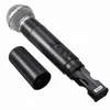 Microphones Double système de micro de microphone sans fil portable professionnel VHF avec récepteur pour microphone Kareoke Party KTV Studio T220916