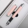 Luxury Metal Frosted Rollerball Pen Skriv Schweiz Ball Point Business Office School Supplies Writing