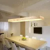 Pendant Lamps LED Home Rectangular Restaurant Chandelier Lamp Nordic Modern Minimalist Strip Bar Light MZ141 LM01081030