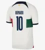 2022 Portuguesa Joao Felix Soccer Jerseys Ruben Neves Bernardo Bruno Ronaldos Fernandes Portugieser 23 23 portugalska koszulka piłkarska Kit Men Men Sets