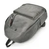 Women Men Canvas Backpacks Large School Bags For Teenager Boys Girls Travel Laptop Backbag Mochila Rucksack Grey