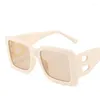 Sunglasses Classic Black Women's Ladies Trendy Designer Square Sun Glasses Retro B-Decorative Shades Eyewear UV400