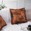 Almohada decorativa de poli￩ster estampado de poli￩ster abstract lanza cubiertas de granja para sof￡ y cama soplada 45 45 cm