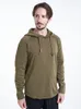 Män s tröjor Autumn Hooded Fashion Randig axel solida casual tröjor män stickade hoodie lösa toppar 220916