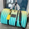 Top Duffle bag Totes Travel luggage for men leather Women Cross Body shoulder Bags mens womens large capacity handbags Stripe lock design