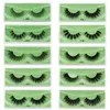 Nouveau 10 paires de vrais cils de vison 3D faux cils naturels avec boîte longs cils doux Extension de cils Kit de maquillage ensemble