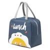 Storage Bags Portable Cooler Bag Lunch Box Ice Pack Insulated Thermal Food Picnic Bento Pouch Dinner Container For School Office