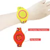 Relógios de pulso Joyrox Jelly Led Led Child Watch Kids Girl Digital Screen Touch Screen Rubber Children for Boy Student