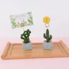 Frames And Modings L Artificial Plants Bonsai Card Clips Resin Cactus Po Memo Place Number Holder Stand Desktop Decor Drop Deliv Mjbag Amaf2