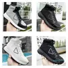 Chaussures Casual Sneakers Fancywork Shoe Re-Nylon Design Nylon Recyclé Cuir Brillant University Noir Classique Blanc