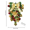 Flores decorativas Wreath Wreatch Piece central Decorações de Natal