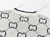 xinxinbuy Pull design homme Hoodies Paris Jacquard double lettre femmes Sweatshirts noir blanc M-2XL