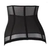 Women's Shapers Women's Corset Waist Trainer Slimming Underwear Tummy Belt Body Shaper Steel Boned Cincher Colombian Girdles Sheath