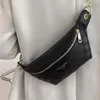 Kobiety projektanci eleganckie kratę skórzane nowe torby talii dla kobiet pakiety talii stylowe fanny pakiet szerokie pasek crossbody torba na piersi G2231T