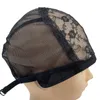 Filet à cheveux élastique en dentelle, couvre-tête, accessoires de perruque, casquette en filet, vente en gros, petites casquettes à fleurs domestiques réglables, 10 pièces/lot