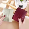 New Fashion Crocodile Pattern Women's Wallets Mini Coin Purse Ladies Small Wallet Female PU Leather Two-Fold Zipper Card Holder