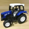 Diecast Cars Pull-Back Farm Tractor Model Alloy Agricultural Toy Vehicle Kid Die-Cast Metal Farmer Modern City Car Easy Play ColorRecognition 0915